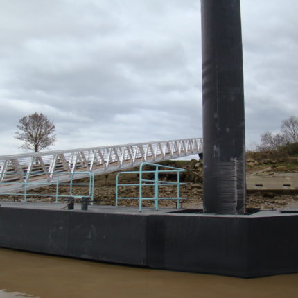 Vue d'ensemble de la Halte Nautique de l'Ile Nouvelle